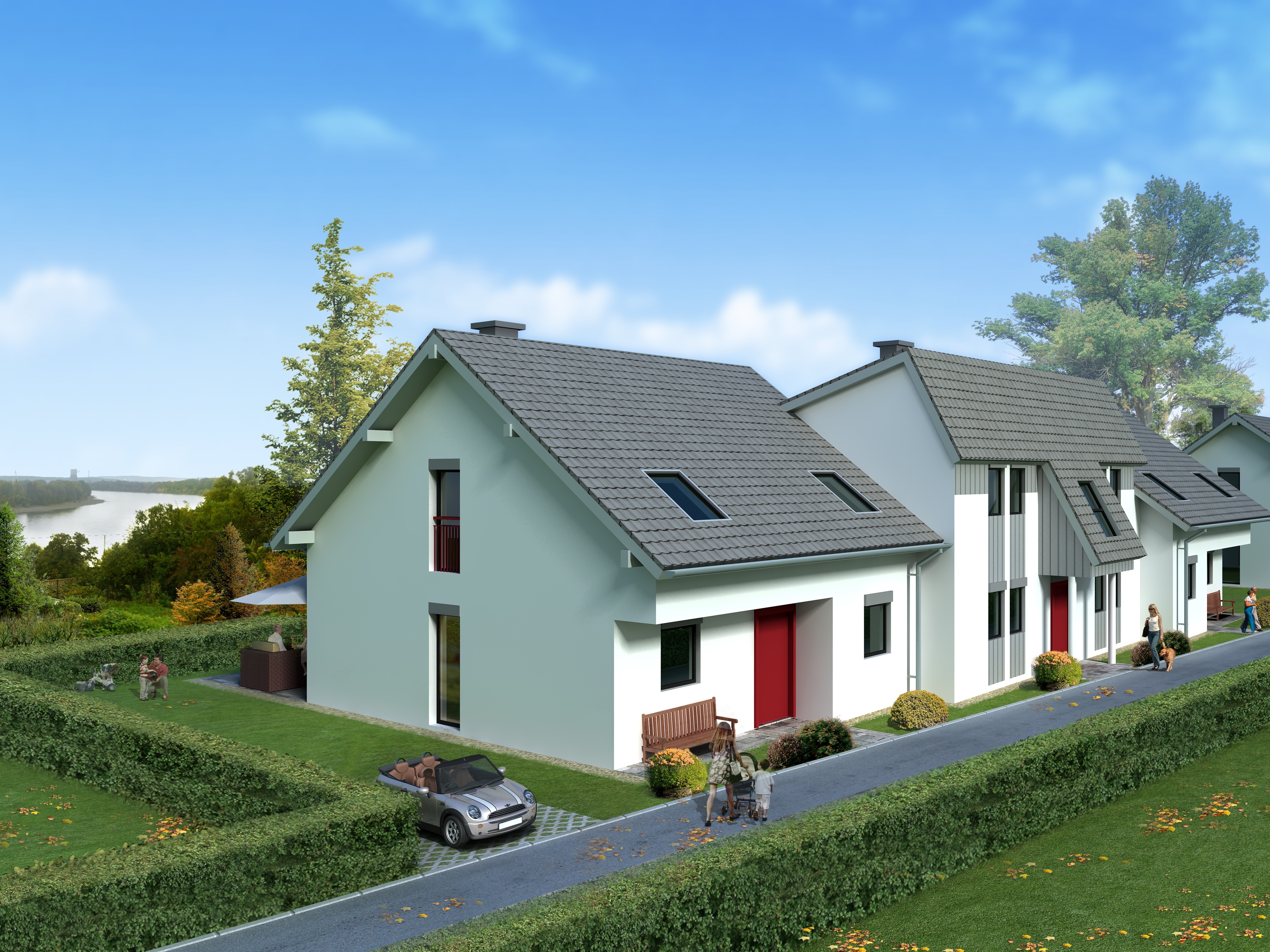 semi detached house 1026384